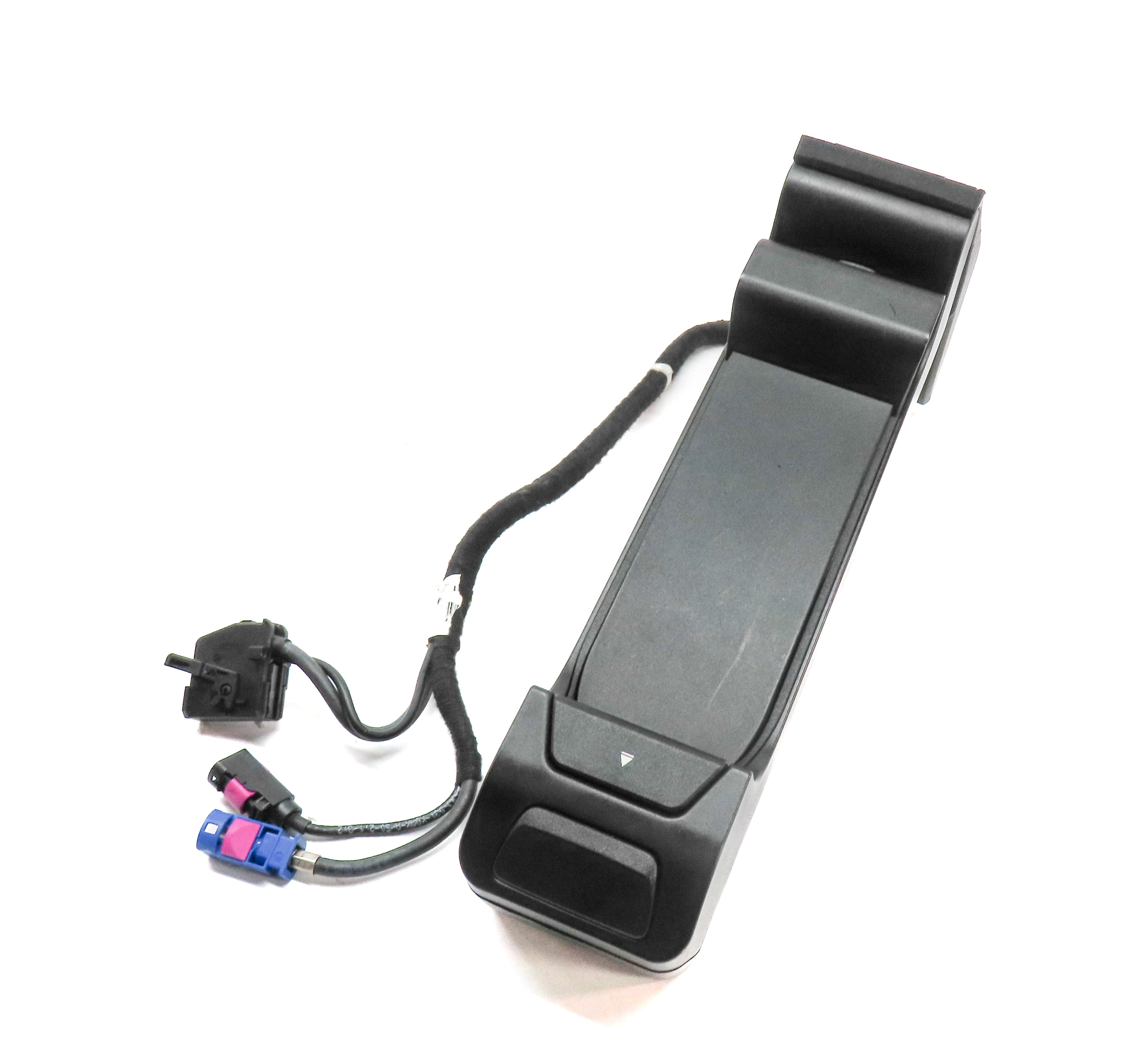 2012 BMW X5 (E70) CENTER CONSOLE CELL PHONE SNAP IN CRADLE ADAPTER — exact item pictured